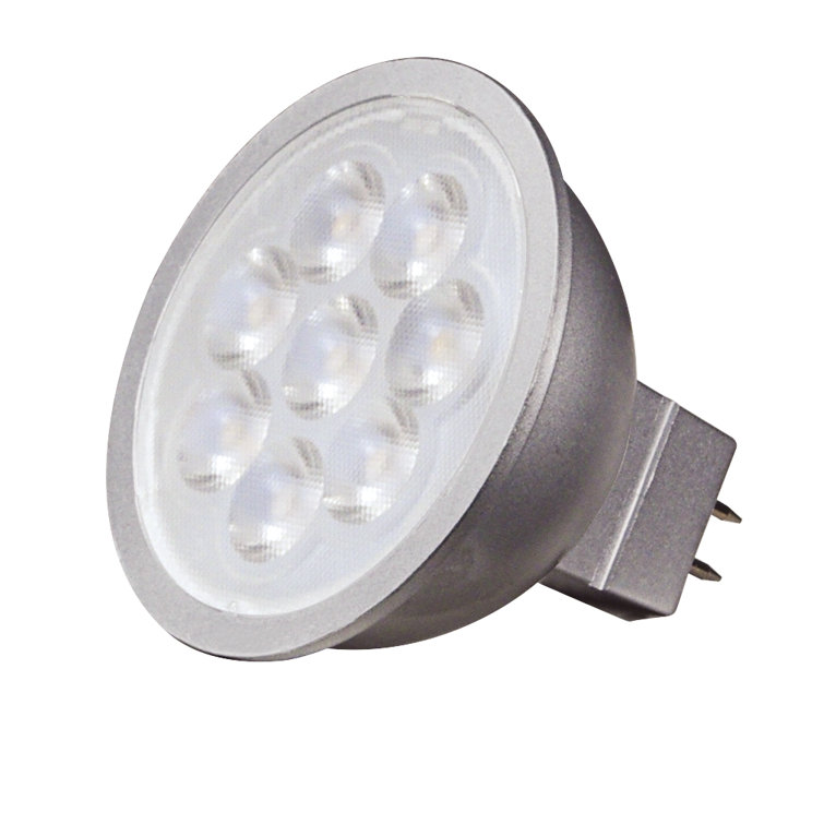 Satco 35 Watt Equivalent MR16 GU5.3/Bipin Dimmable 3000K LED Bulb